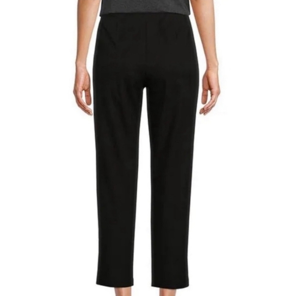 Eileen Fisher Organic Cotton Ankle Pant in Black XS NWT - Picture 5 of 12
